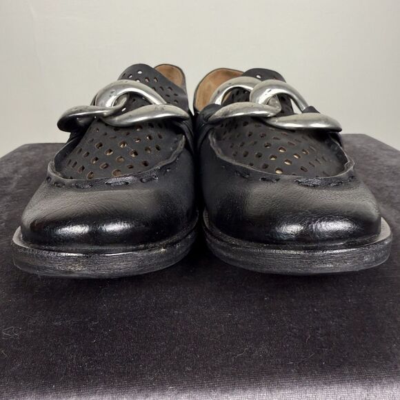 AS 98 Italian Leather Chain Loafers EU 41 - Picture 4 of 14